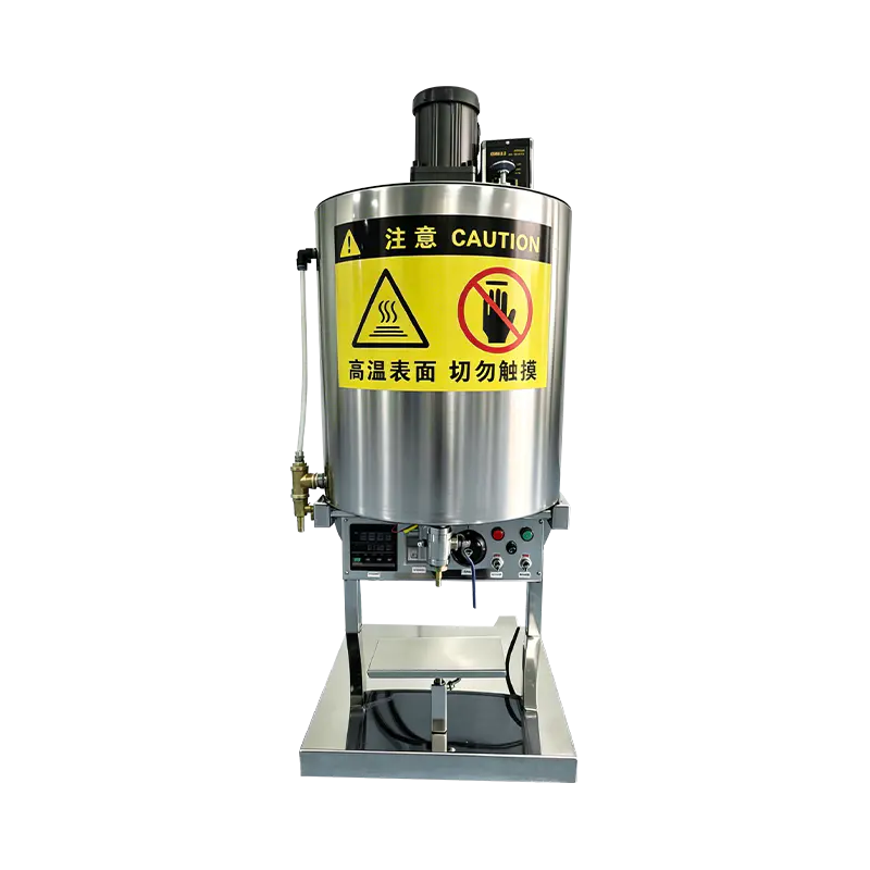 Halbautomatische 30-Liter-Lippenstiftfüllmaschine mit Heizrührer