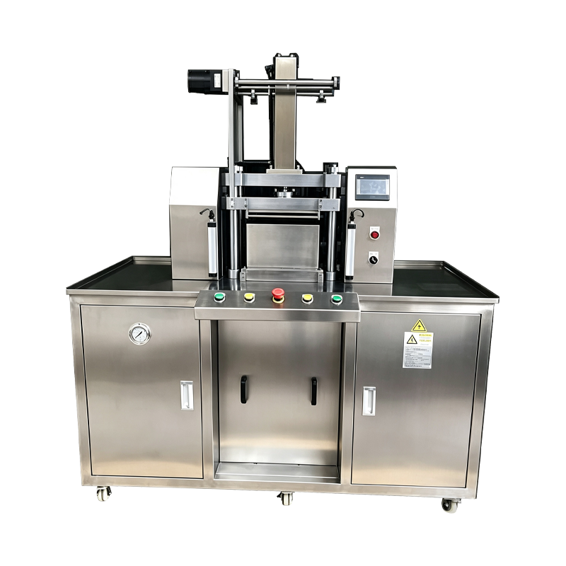 Automatische, nach unten drückende Kosmetikpuder-Kompaktmaschine mit automatischer Zuführung