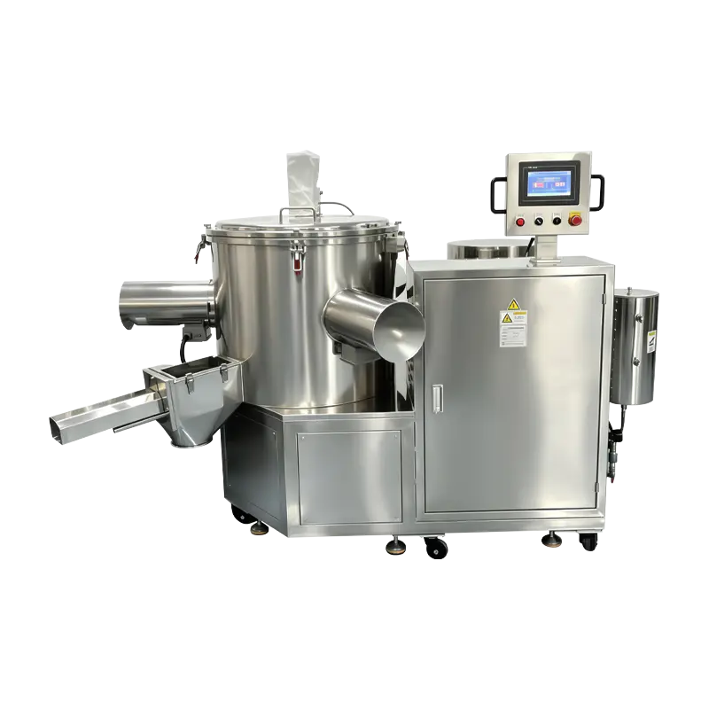Industrieller 200-Liter-Kosmetikpulvermischer mit hoher Scherwirkung und Dreifachzerkleinerer